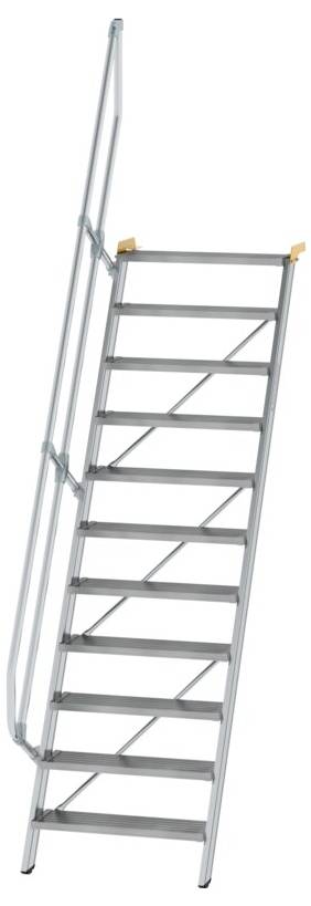 MUNK Günzburger Steigtechnik 600231 Aluminium, Stahl verzinkt Treppe