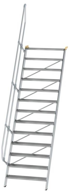 MUNK Günzburger Steigtechnik 600333 Aluminium, Stahl verzinkt Treppe