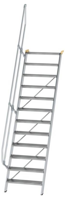 MUNK Günzburger Steigtechnik 600232 Aluminium, Stahl verzinkt Treppe