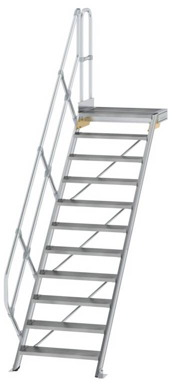 MUNK Günzburger Steigtechnik 600451 Aluminium, Stahl verzinkt Treppe