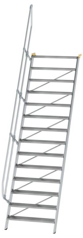 MUNK Günzburger Steigtechnik 600334 Aluminium, Stahl verzinkt Treppe