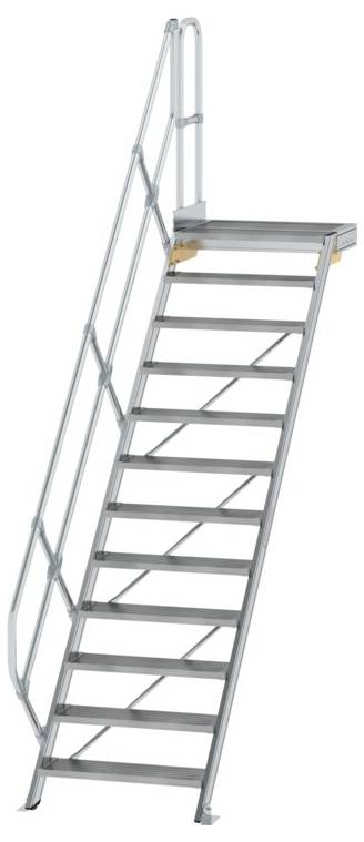 MUNK Günzburger Steigtechnik 600452 Aluminium, Stahl verzinkt Treppe