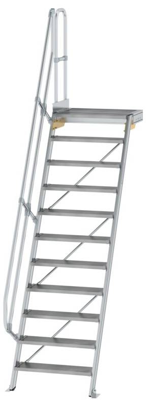 MUNK Günzburger Steigtechnik 600391 Aluminium, Stahl verzinkt Treppe