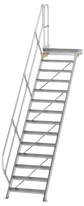 MUNK Günzburger Steigtechnik 600454 Aluminium, Stahl verzinkt Treppe