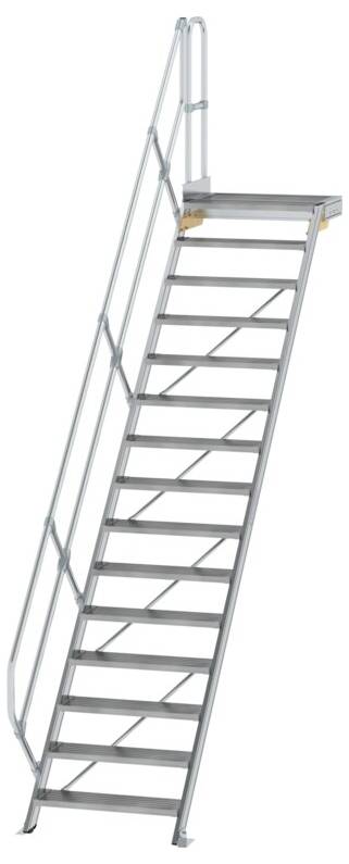 MUNK Günzburger Steigtechnik 600455 Aluminium, Stahl verzinkt Treppe
