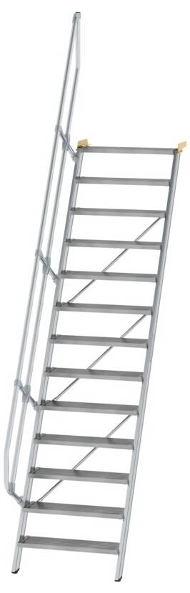 MUNK Günzburger Steigtechnik 600233 Aluminium, Stahl verzinkt Treppe