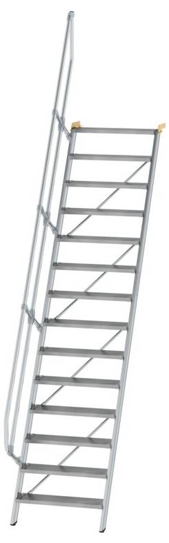 MUNK Günzburger Steigtechnik 600234 Aluminium, Stahl verzinkt Treppe