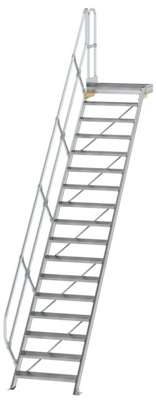 MUNK Günzburger Steigtechnik 600457 Aluminium, Stahl verzinkt Treppe