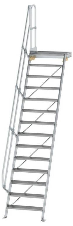 MUNK Günzburger Steigtechnik 600394 Aluminium, Stahl verzinkt Treppe