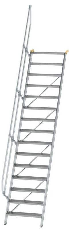 MUNK Günzburger Steigtechnik 600235 Aluminium, Stahl verzinkt Treppe