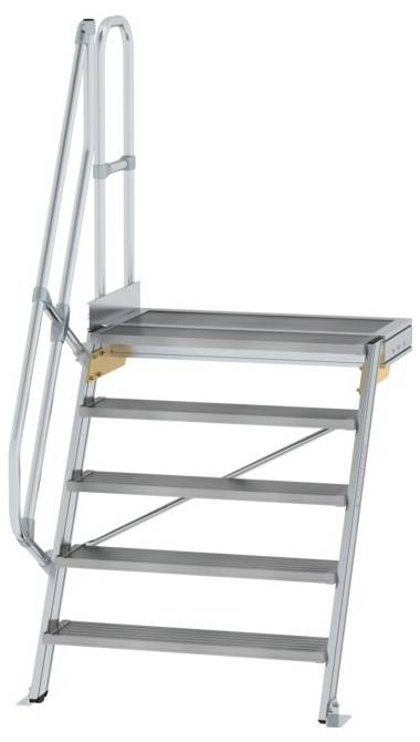 MUNK Günzburger Steigtechnik 600405 Aluminium, Stahl verzinkt Treppe