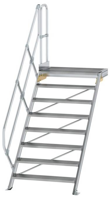 MUNK Günzburger Steigtechnik 600468 Aluminium, Stahl verzinkt Treppe