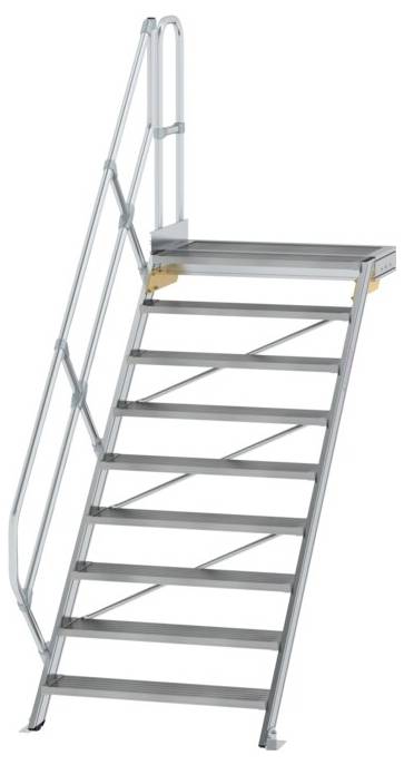MUNK Günzburger Steigtechnik 600469 Aluminium, Stahl verzinkt Treppe