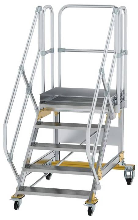 MUNK Günzburger Steigtechnik 600785 Aluminium, Stahl verzinkt Treppe