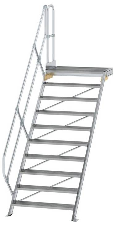 MUNK Günzburger Steigtechnik 600470 Aluminium, Stahl verzinkt Treppe