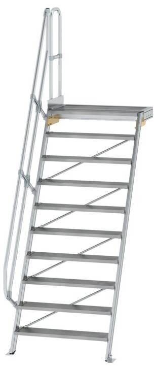 MUNK Günzburger Steigtechnik 600410 Aluminium, Stahl verzinkt Treppe
