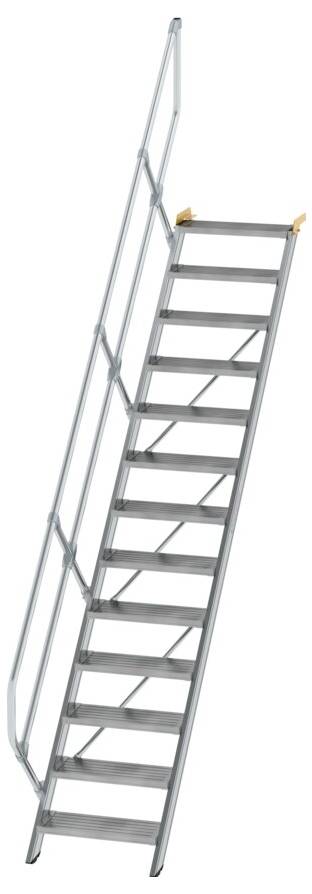 MUNK Günzburger Steigtechnik 600253 Aluminium, Stahl verzinkt Treppe