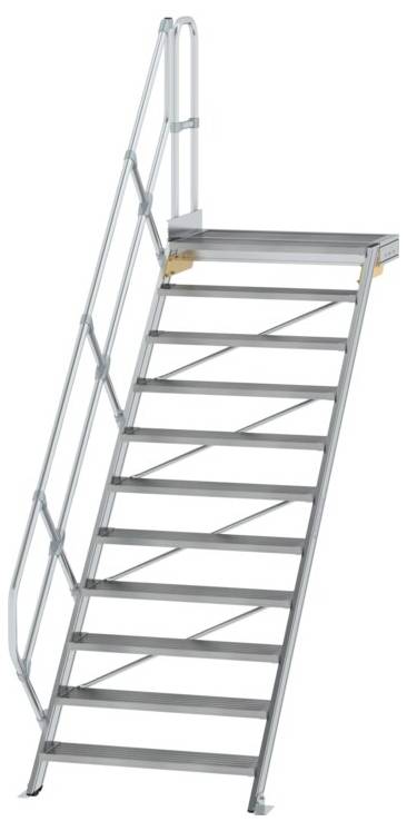 MUNK Günzburger Steigtechnik 600471 Aluminium, Stahl verzinkt Treppe