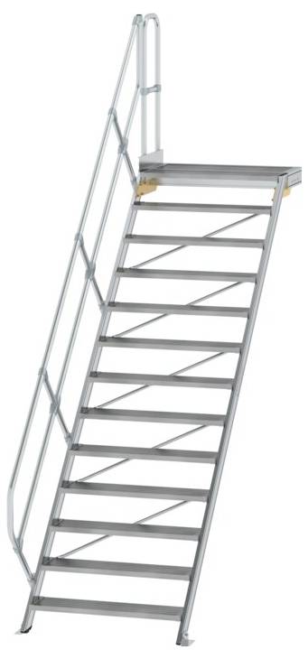 MUNK Günzburger Steigtechnik 600473 Aluminium, Stahl verzinkt Treppe
