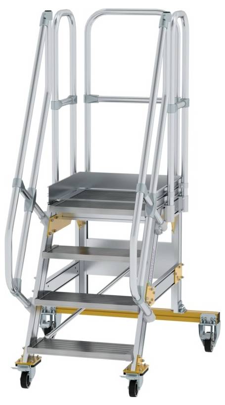 MUNK Günzburger Steigtechnik 600704 Aluminium, Stahl verzinkt Treppe