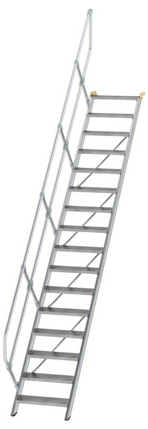 MUNK Günzburger Steigtechnik 600256 Aluminium, Stahl verzinkt Treppe