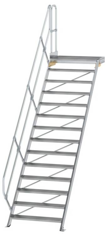 MUNK Günzburger Steigtechnik 600474 Aluminium, Stahl verzinkt Treppe