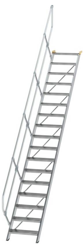 MUNK Günzburger Steigtechnik 600257 Aluminium, Stahl verzinkt Treppe