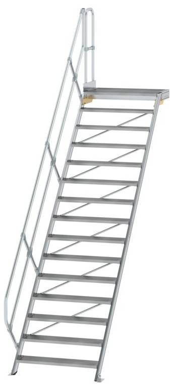MUNK Günzburger Steigtechnik 600475 Aluminium, Stahl verzinkt Treppe