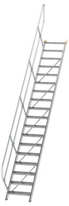 MUNK Günzburger Steigtechnik 600258 Aluminium, Stahl verzinkt Treppe