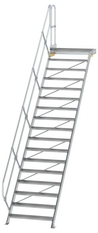 MUNK Günzburger Steigtechnik 600477 Aluminium, Stahl verzinkt Treppe