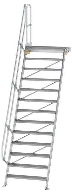 MUNK Günzburger Steigtechnik 600413 Aluminium, Stahl verzinkt Treppe