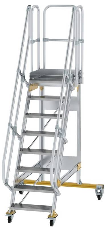 MUNK Günzburger Steigtechnik 600708 Aluminium, Stahl verzinkt Treppe