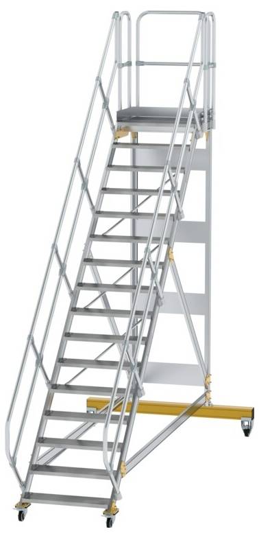 MUNK Günzburger Steigtechnik 600796 Aluminium, Stahl verzinkt Treppe