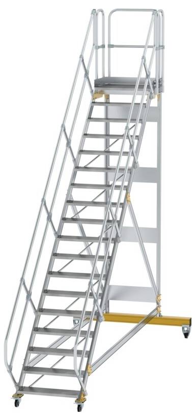 MUNK Günzburger Steigtechnik 600798 Aluminium, Stahl verzinkt Treppe
