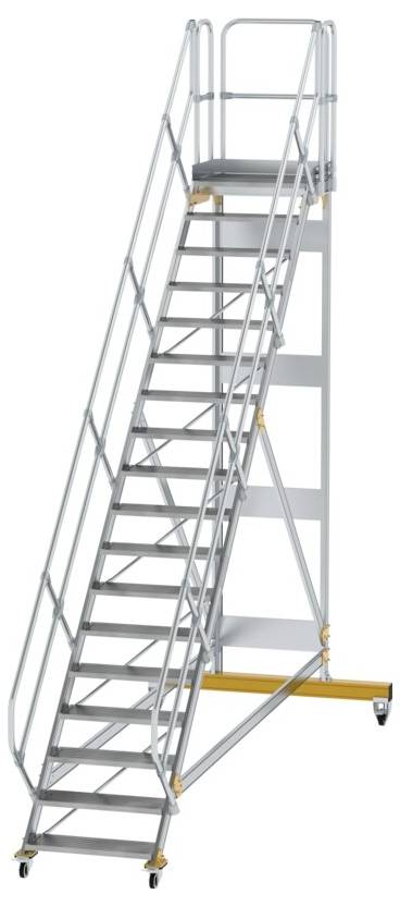 MUNK Günzburger Steigtechnik 600799 Aluminium, Stahl verzinkt Treppe