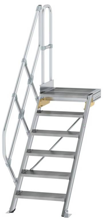 MUNK Günzburger Steigtechnik 600426 Aluminium, Stahl verzinkt Treppe