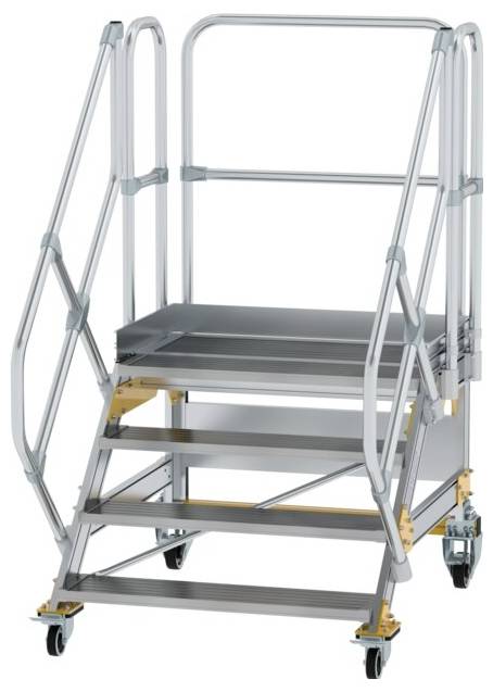 MUNK Günzburger Steigtechnik 600804 Aluminium, Stahl verzinkt Treppe