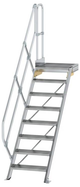 MUNK Günzburger Steigtechnik 600428 Aluminium, Stahl verzinkt Treppe