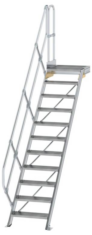 MUNK Günzburger Steigtechnik 600431 Aluminium, Stahl verzinkt Treppe