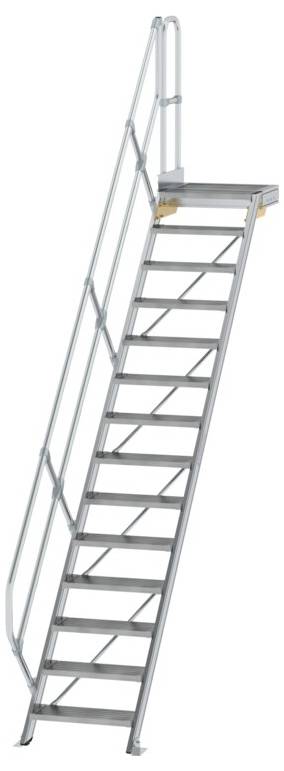 MUNK Günzburger Steigtechnik 600434 Aluminium, Stahl verzinkt Treppe