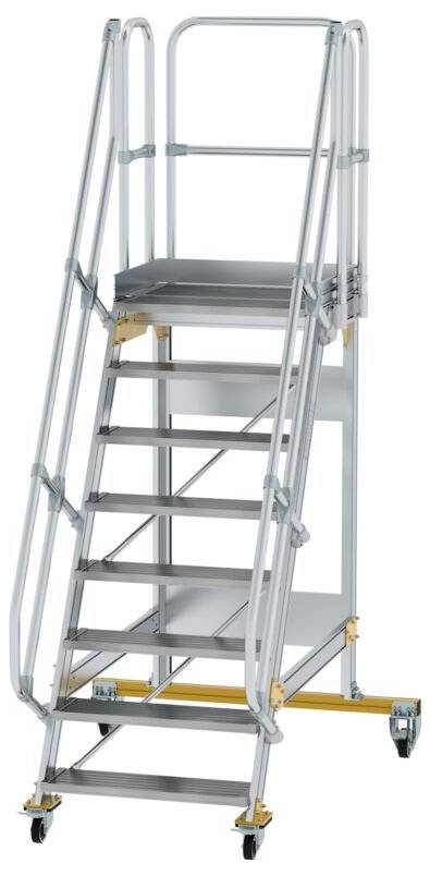 MUNK Günzburger Steigtechnik 600728 Aluminium, Stahl verzinkt Treppe