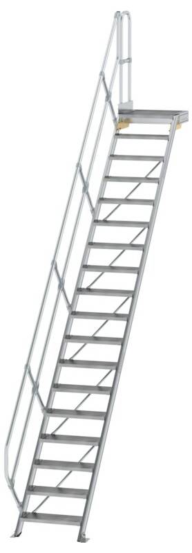 MUNK Günzburger Steigtechnik 600437 Aluminium, Stahl verzinkt Treppe