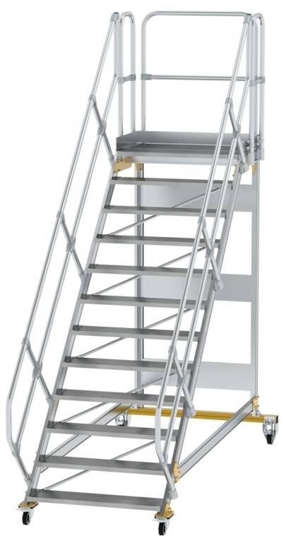 MUNK Günzburger Steigtechnik 600812 Aluminium, Stahl verzinkt Treppe