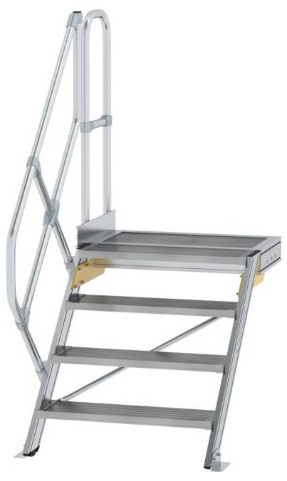 MUNK Günzburger Steigtechnik 600444 Aluminium, Stahl verzinkt Treppe