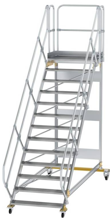 MUNK Günzburger Steigtechnik 600813 Aluminium, Stahl verzinkt Treppe