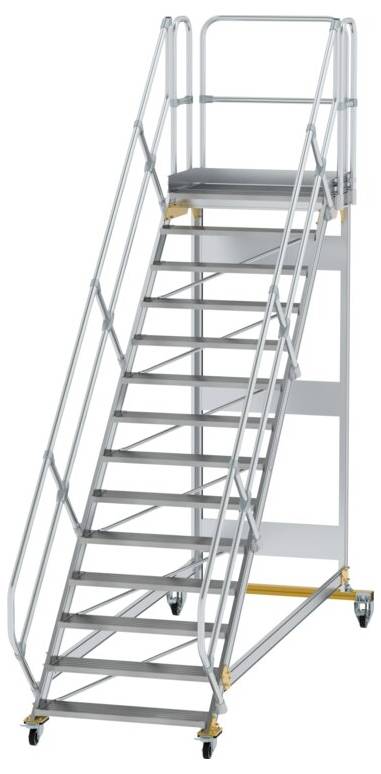 MUNK Günzburger Steigtechnik 600814 Aluminium, Stahl verzinkt Treppe