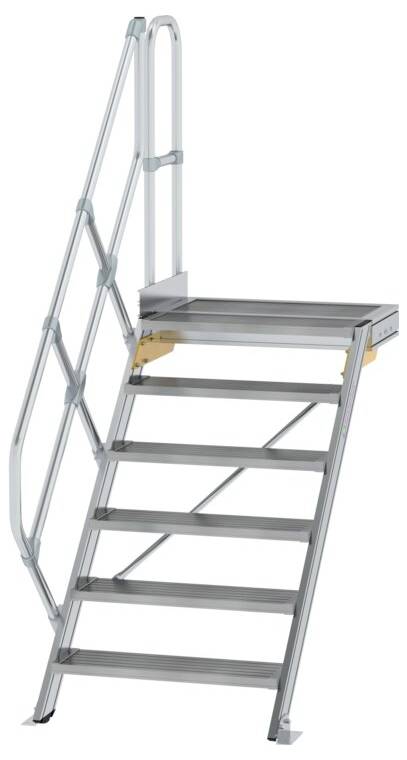 MUNK Günzburger Steigtechnik 600446 Aluminium, Stahl verzinkt Treppe