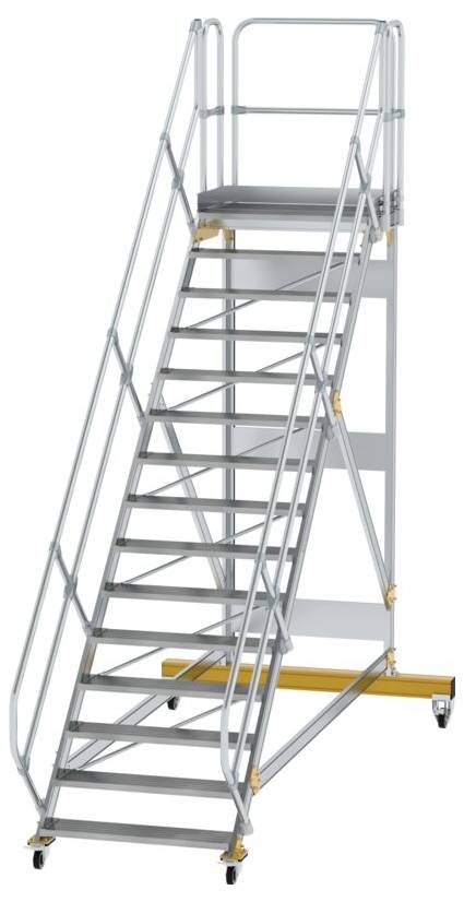 MUNK Günzburger Steigtechnik 600815 Aluminium, Stahl verzinkt Treppe