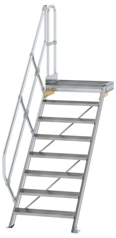 MUNK Günzburger Steigtechnik 600448 Aluminium, Stahl verzinkt Treppe