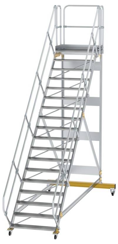 MUNK Günzburger Steigtechnik 600818 Aluminium, Stahl verzinkt Treppe